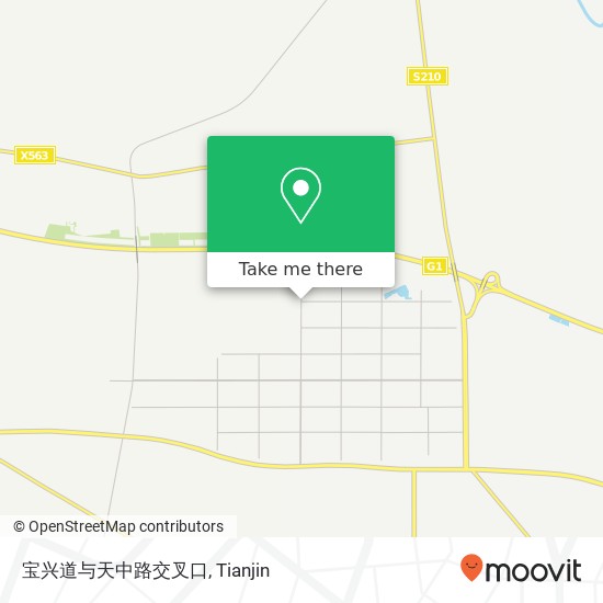 宝兴道与天中路交叉口 map