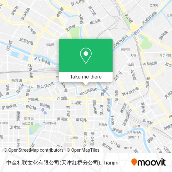 中金礼联文化有限公司(天津红桥分公司) map