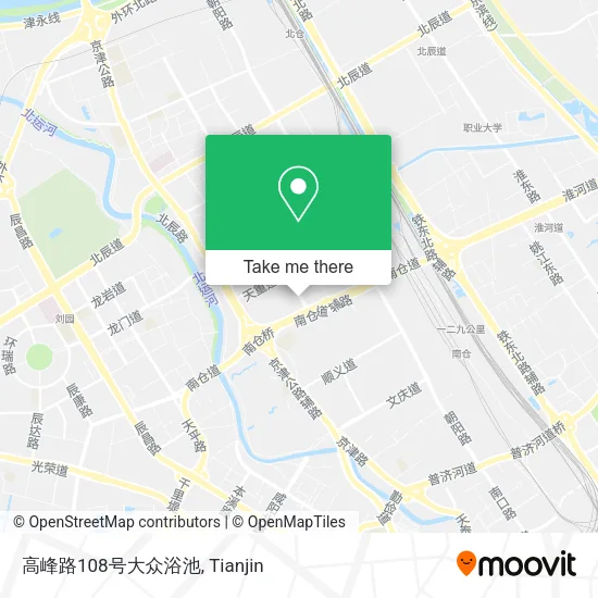 高峰路108号大众浴池 map