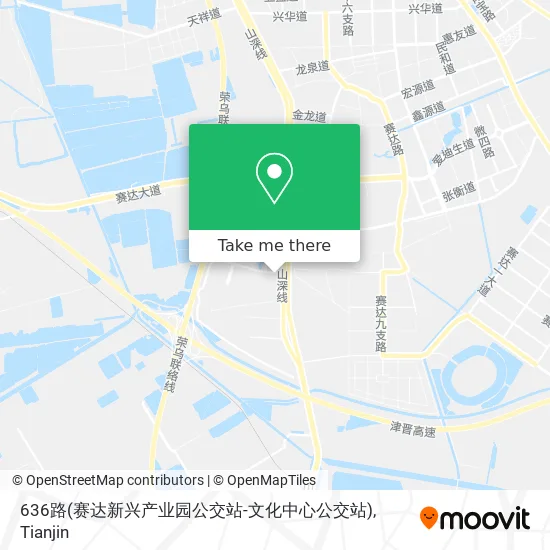 636路(赛达新兴产业园公交站-文化中心公交站) map