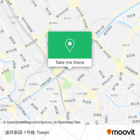 盛祥家园-1号楼 map