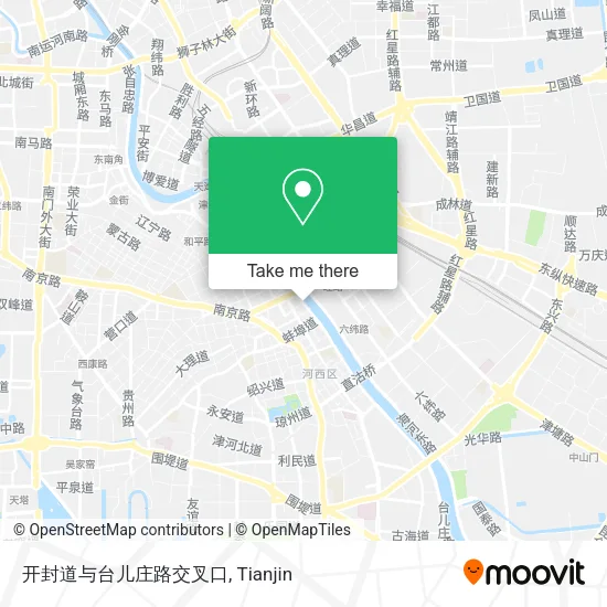 开封道与台儿庄路交叉口 map