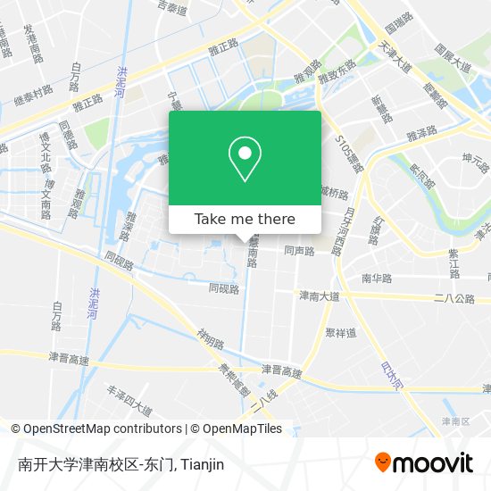 南开大学津南校区-东门 map