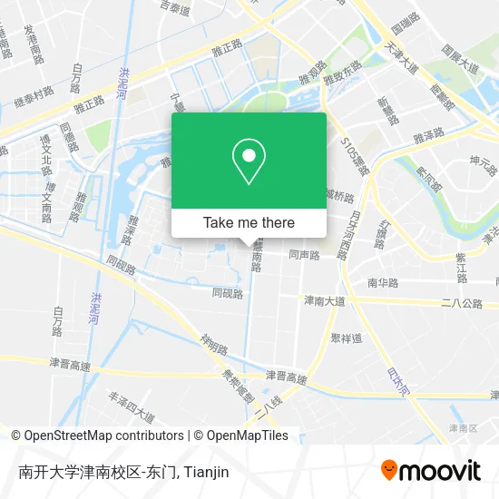 南开大学津南校区-东门 map