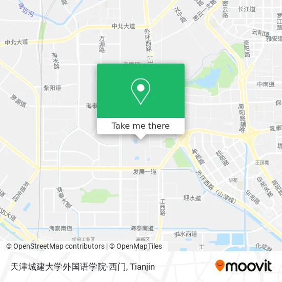 天津城建大学外国语学院-西门 map