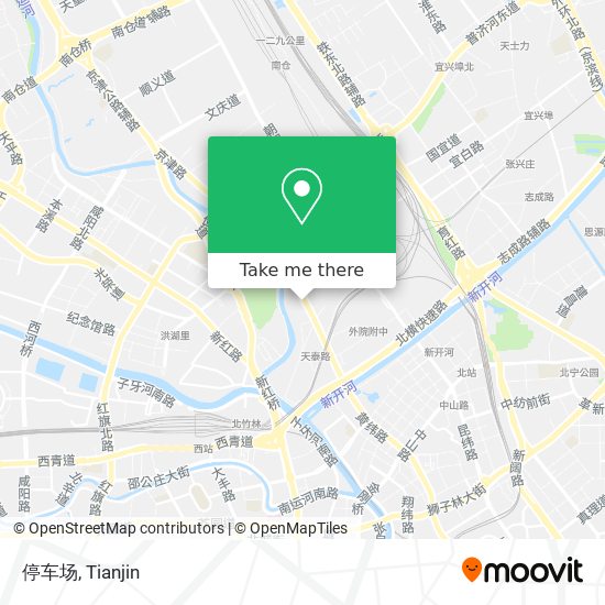 停车场 map