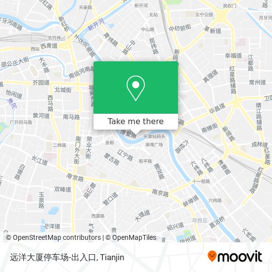 远洋大厦停车场-出入口 map