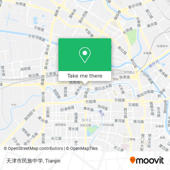 天津市民族中学 map