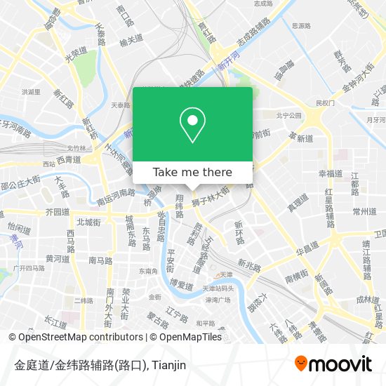 金庭道/金纬路辅路(路口) map