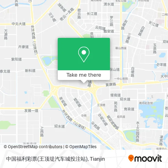 中国福利彩票(王顶堤汽车城投注站) map
