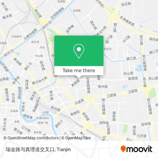 瑞金路与真理道交叉口 map