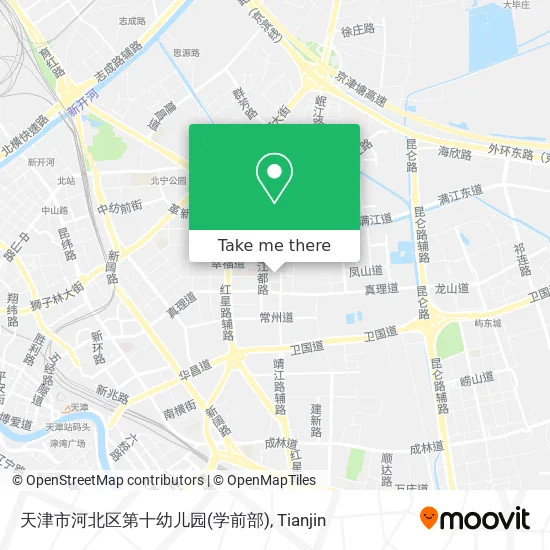 天津市河北区第十幼儿园(学前部) map