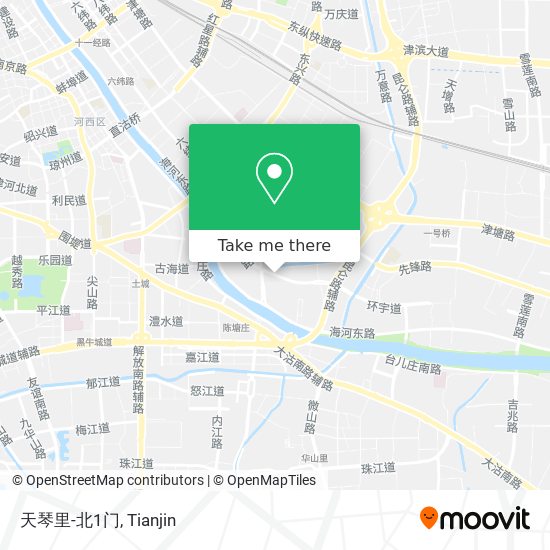 天琴里-北1门 map