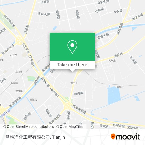 昌特净化工程有限公司 map