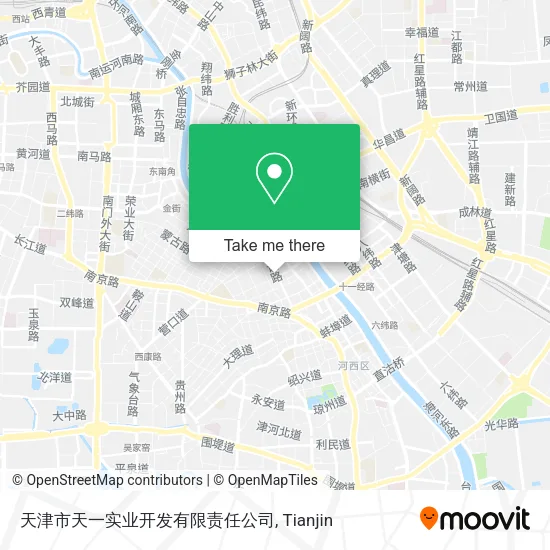 天津市天一实业开发有限责任公司 map