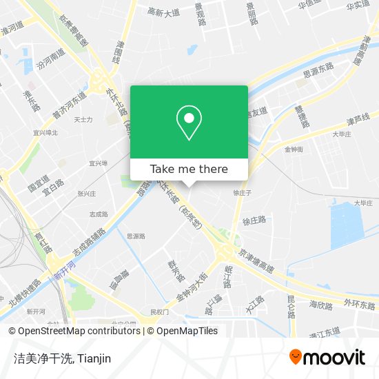 洁美净干洗 map