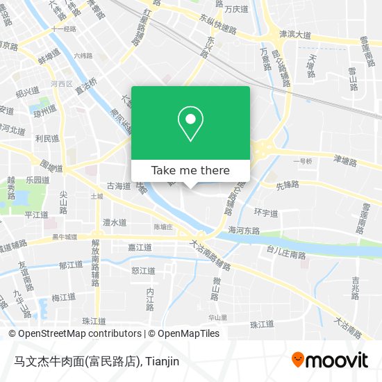 马文杰牛肉面(富民路店) map