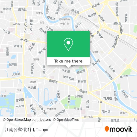 江南公寓-北1门 map
