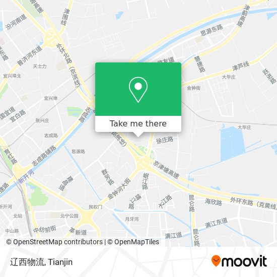 辽西物流 map