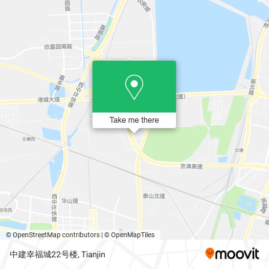 中建幸福城22号楼 map