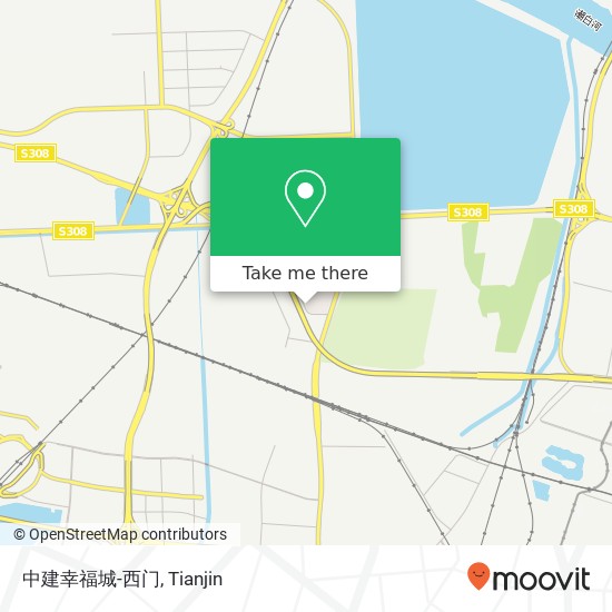中建幸福城-西门 map