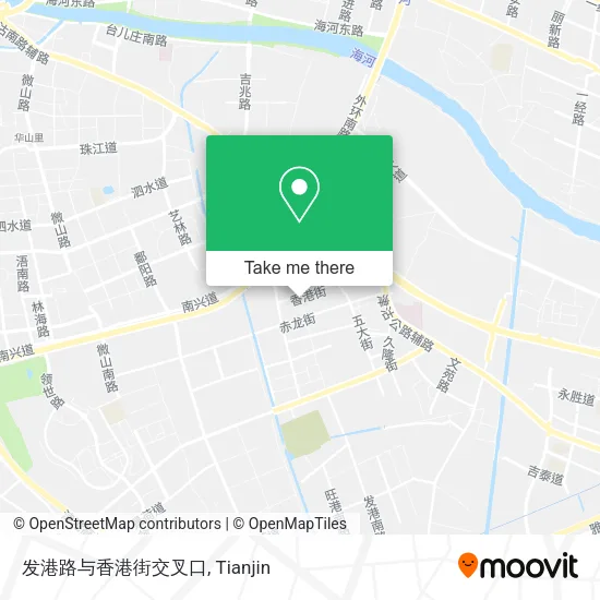 发港路与香港街交叉口 map