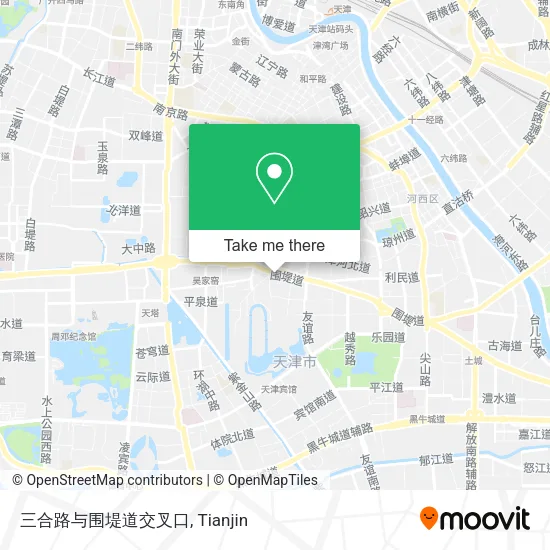 三合路与围堤道交叉口 map