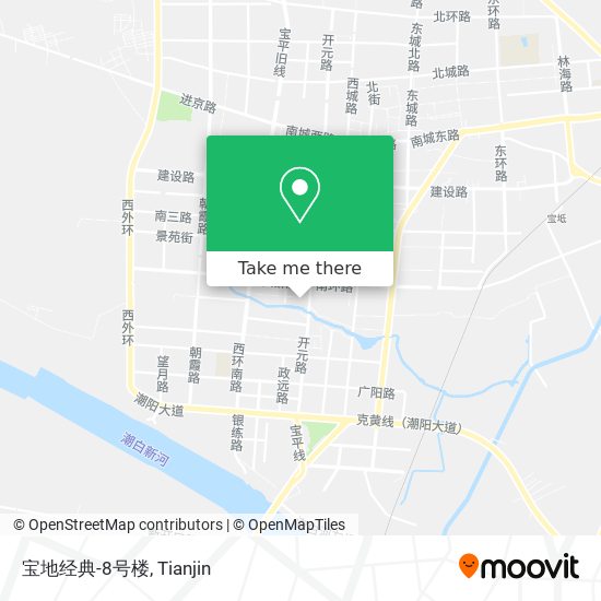 宝地经典-8号楼 map
