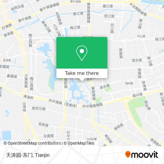 天涛园-东门 map