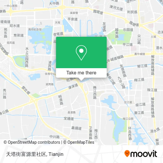 天塔街富源里社区 map