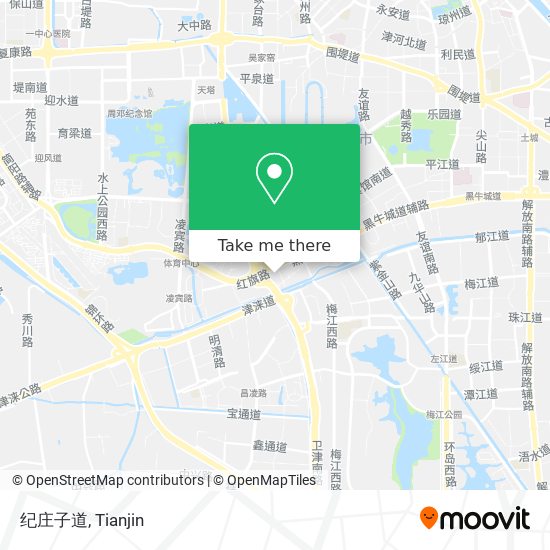 纪庄子道 map