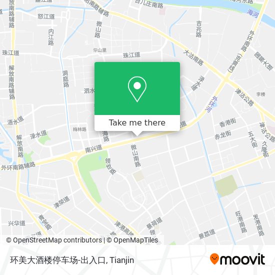 环美大酒楼停车场-出入口 map