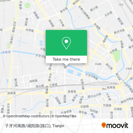 子牙河南路/咸阳路(路口) map