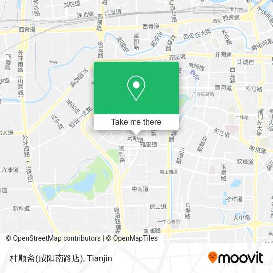 桂顺斋(咸阳南路店) map