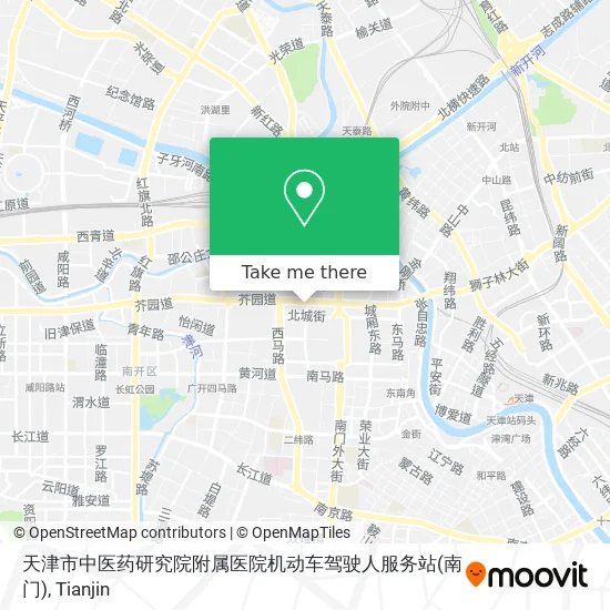 天津市中医药研究院附属医院机动车驾驶人服务站(南门) map