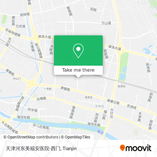 天津河东美福安医院-西门 map