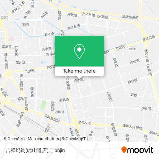 吉祥馄饨(崂山道店) map