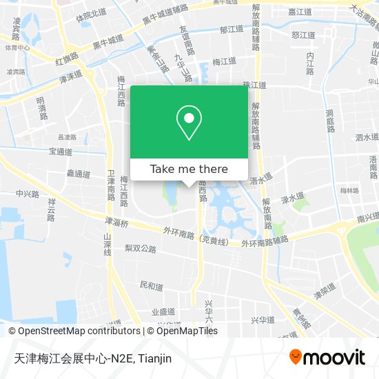 天津梅江会展中心-N2E map
