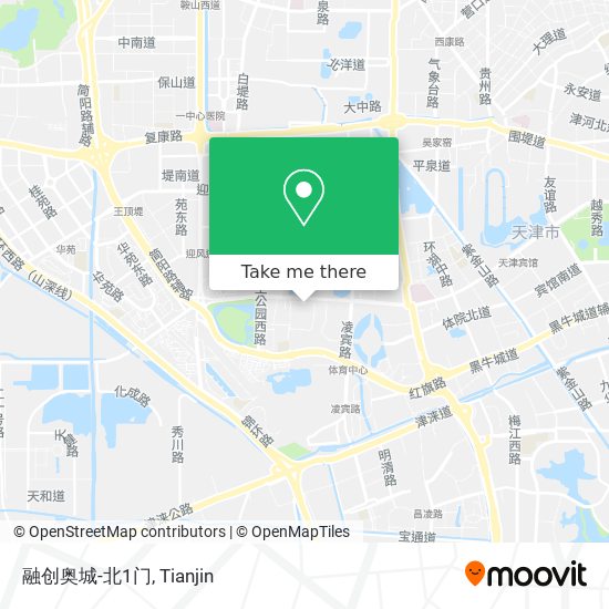 融创奥城-北1门 map