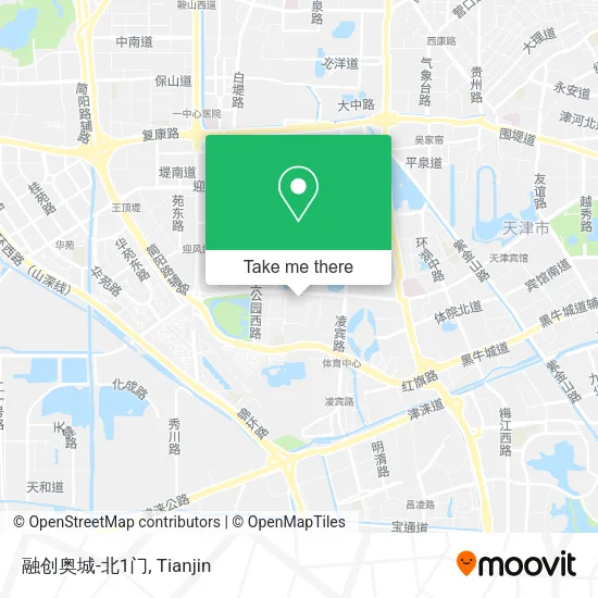 融创奥城-北1门 map