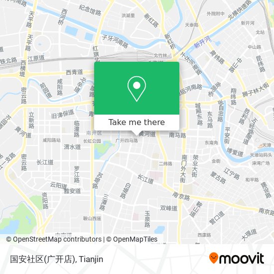 国安社区(广开店) map