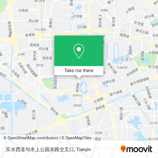 宾水西道与水上公园东路交叉口 map