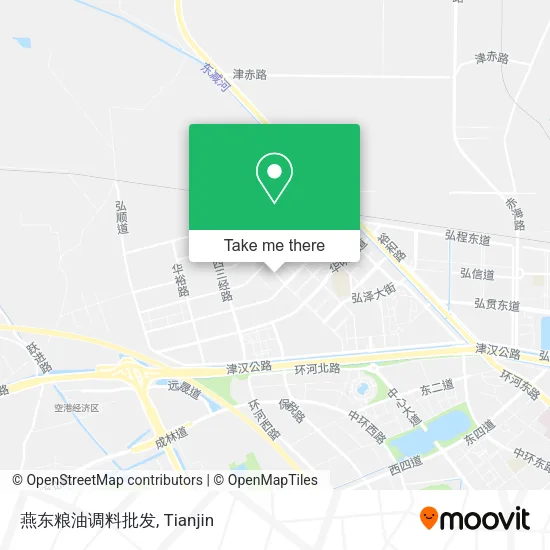 燕东粮油调料批发 map