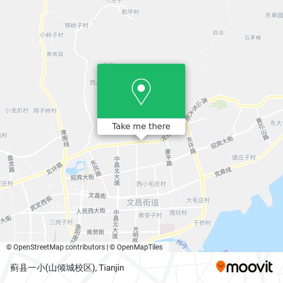 蓟县一小(山倾城校区) map