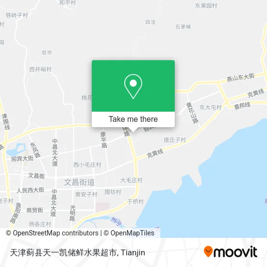 天津蓟县天一凯储鲜水果超市 map
