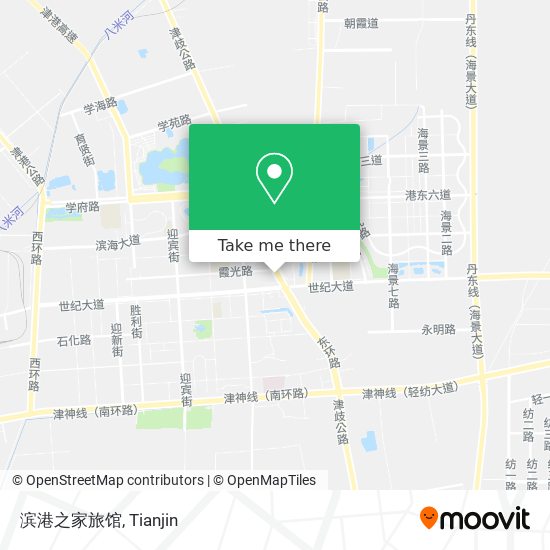 滨港之家旅馆 map