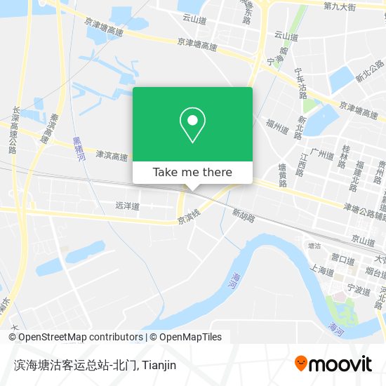 滨海塘沽客运总站-北门 map