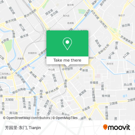 芳园里-东门 map