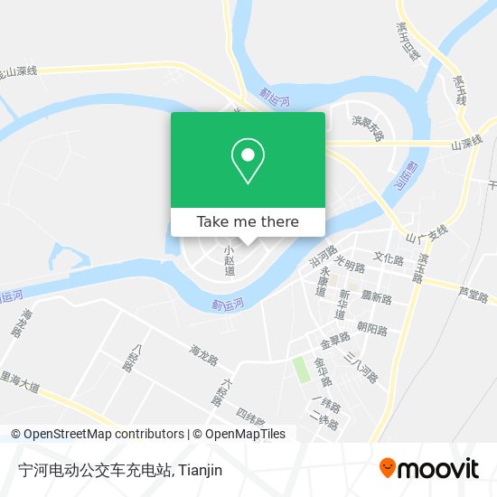 宁河电动公交车充电站 map