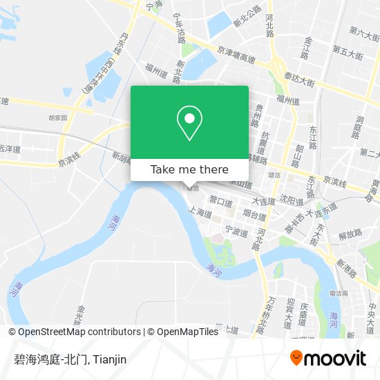 碧海鸿庭-北门 map